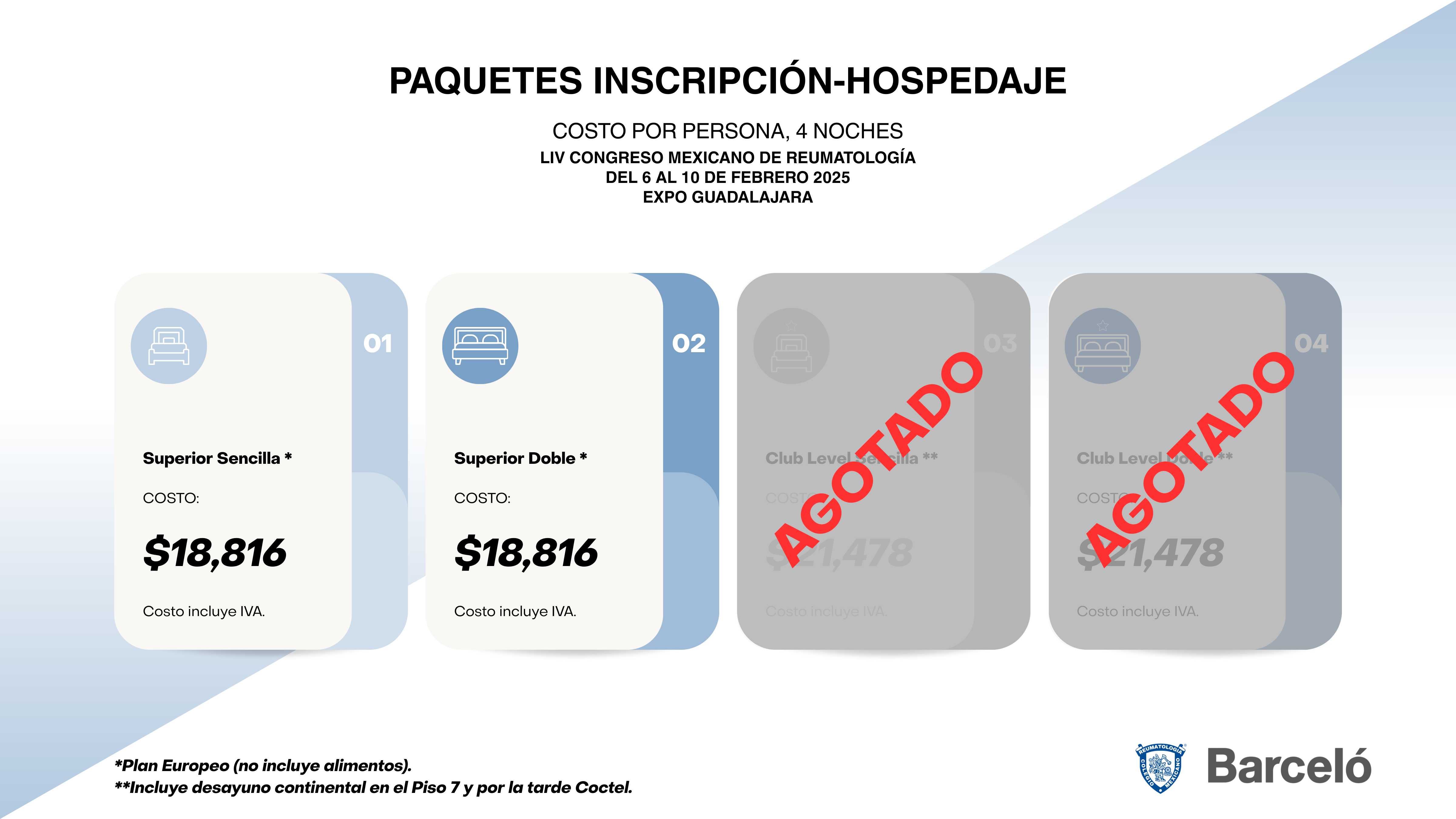LIV CONGRESO - INSCRIPCIÓN-PAQUETES